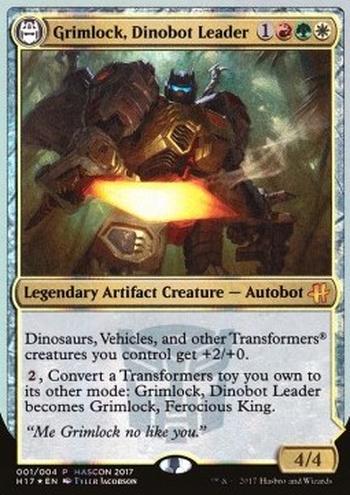 Grimlock, Dinobot Leader / Grimlock, Ferocious King