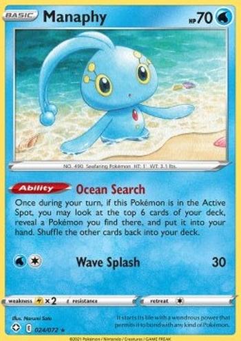 Manaphy [Ocean Search | Water Splash]