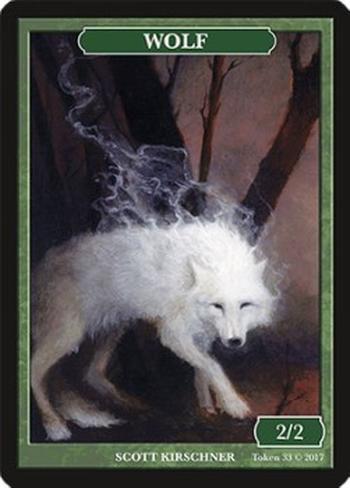 Wolf Token (Green 2/2)