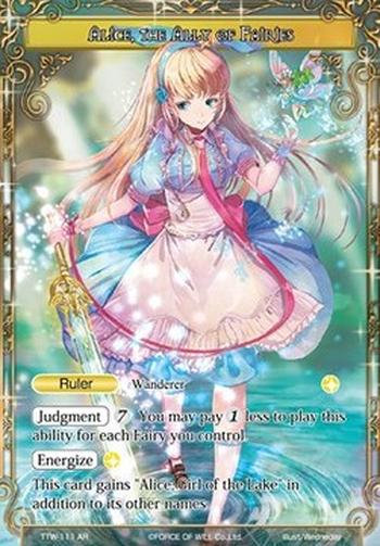 Alice, the Ally of Fairies // Alice, Paladin of Unwavering Hope