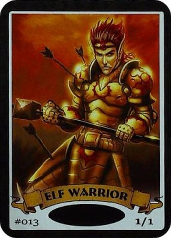 Elf Warrior Token (Green 1/1)