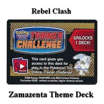 Online Code Card (Rebel Clash: Zamazenta Theme Deck)