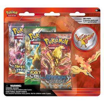 Moltres Pin 3-Pack Blister