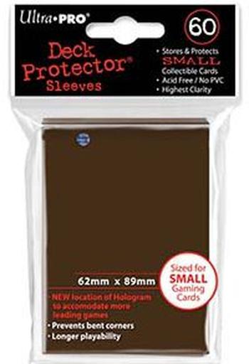 60 Buste Small Ultra Pro Deck Protector (Marrone)