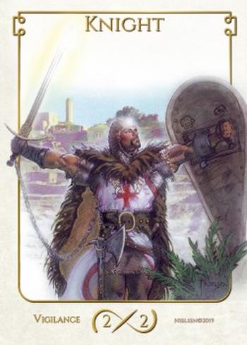 Knight Token (White 2/2 Vigilance)