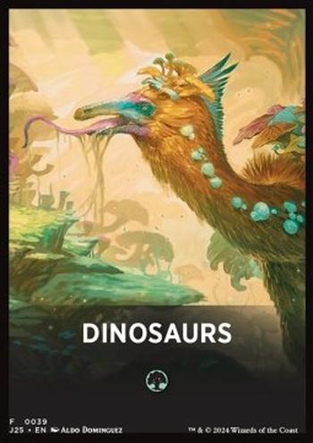 Jumpstart Pack Summary Card: Dinosaurs