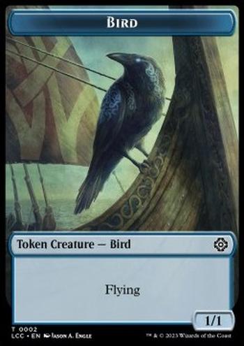 Bird Token (U 1/1) // Merfolk Token (U 1/1)