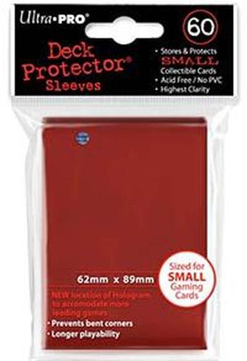 60 Small Ultra Pro Deck Protector Sleeves (Red)