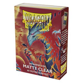 60 Small Dragon Shield Outer Sleeves - Matte Clear