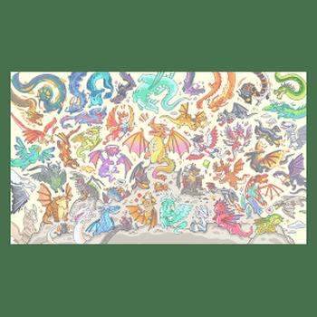 Cats & Cantrips Tokens: Year of the Dragon Playmat