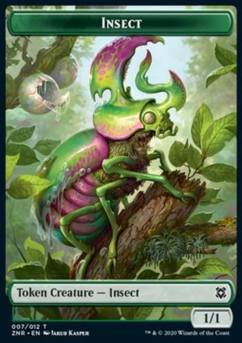 Insect Token (G 1/1) // Beast Token (G 3/3)