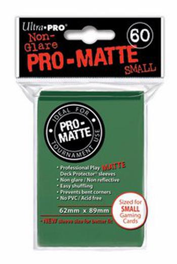 60 Small Ultra Pro Pro-Matte Sleeves (Green)