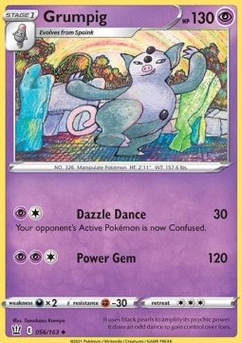 Grumpig [Dazzle Dance | Power Gem]