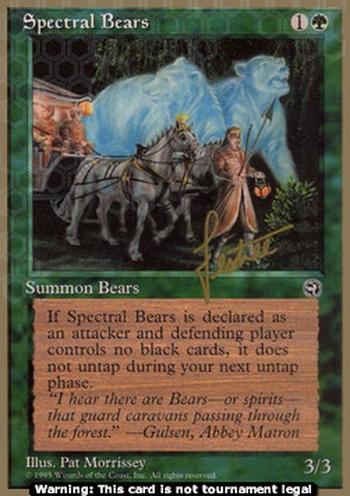 Spectral Bears