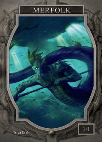 Merfolk Token (Blue 1/1)