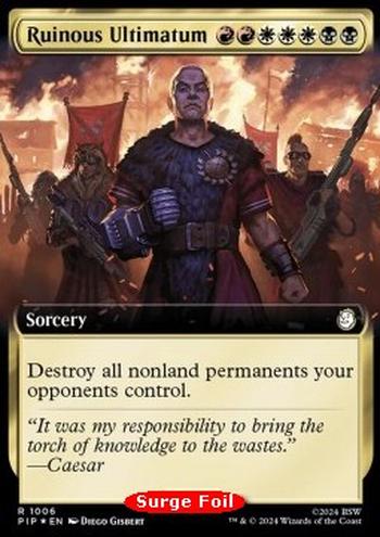 Ruinous Ultimatum