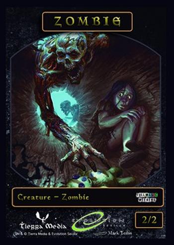 Zombie Token (Black 2/2)