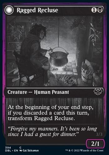 Ragged Recluse // Odious Witch