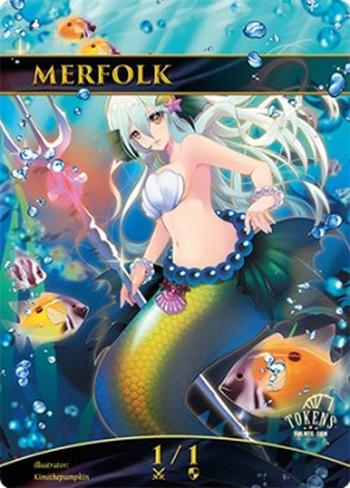 Merfolk Token (Blue 1/1)