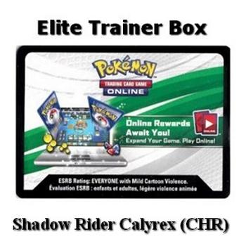 Online Code Card (Shadow Rider Calyrex Elite Trainer Box)