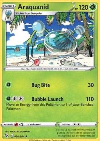 Araquanid [Bug Bite | Bubble Launch]