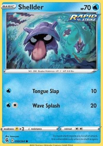 Shellder [Tongue Slap | Wave Splash]