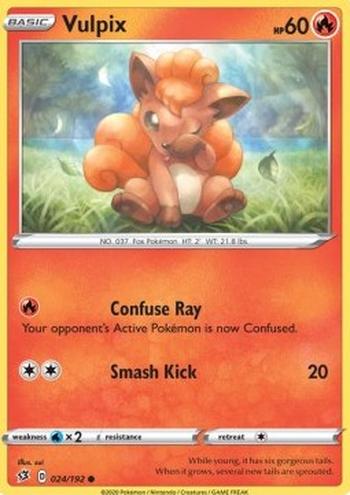 Vulpix [Confuse Ray | Smash Kick]