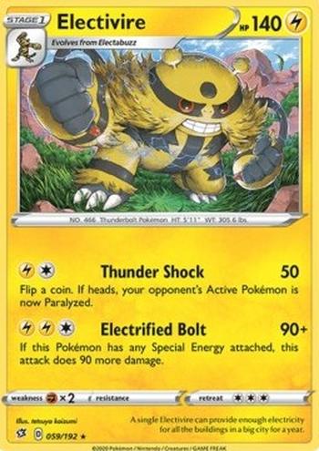 Electivire [Thunder Shock | Electrified Bolt]