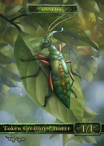 Insect Token (Green 1/1)