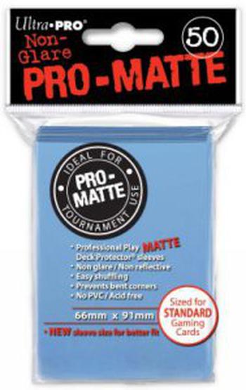 50 Ultra Pro Pro-Matte Sleeves (Light Blue)