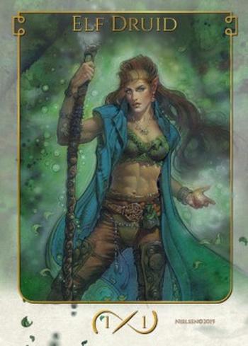 Elf Druid Token (Green 1/1)