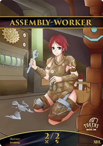 Assembly-Worker Token (Colorless 2/2)