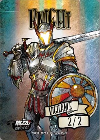 Knight Token (White 2/2 Vigilance)