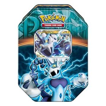 Team Plasma Tins: Thundurus-EX Tin-Box