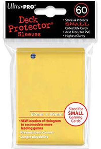 60 Small Ultra Pro Deck Protector Sleeves (Yellow)