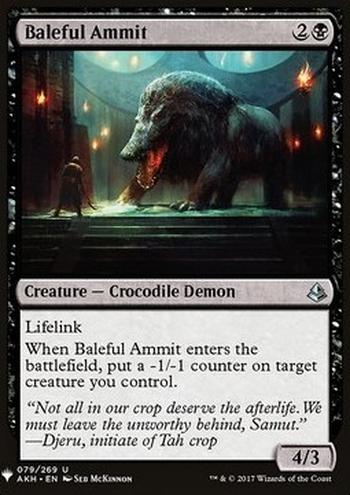 Baleful Ammit