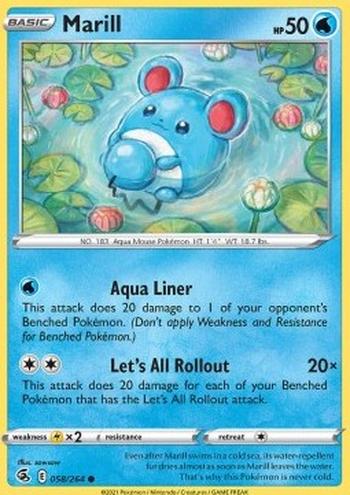 Marill [Aqua Liner | Let's All Rollout]