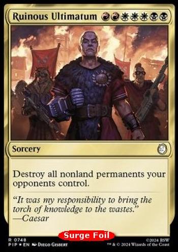 Ruinous Ultimatum