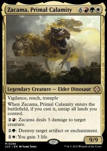 Zacama, Primal Calamity