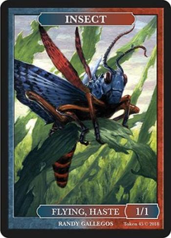 Insect Token (Blue and Red 1/1)