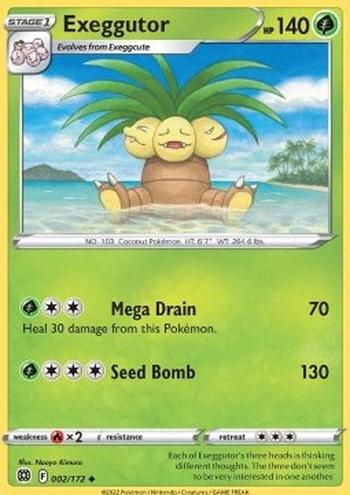 Exeggutor [Mega Drain | Seed Bomb]