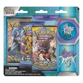 Suicune Pin 3-Pack Blister