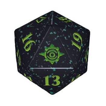 Die D20 Die (Green)