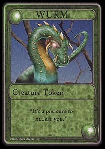 Wurm Token (Green 6/6)